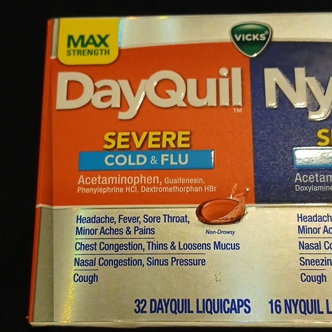 Vicks DayQuil/NyQuil Severe Cold & Flu Max Strength 48 LiquiCaps Exp 03/2028 gallery