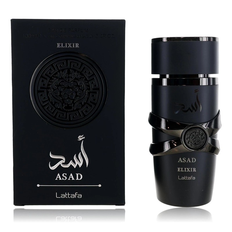 LattLattafa Asad Elixir EDP 3.4oz for Men – Bold Spicy & Warm Woody Power