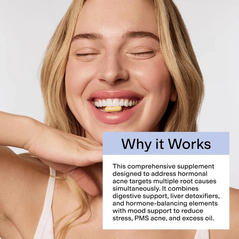 CLEARSTEM - MINDBODYSKIN Hormonal Acne Supplement 180 Count (Pack of 2) gallery