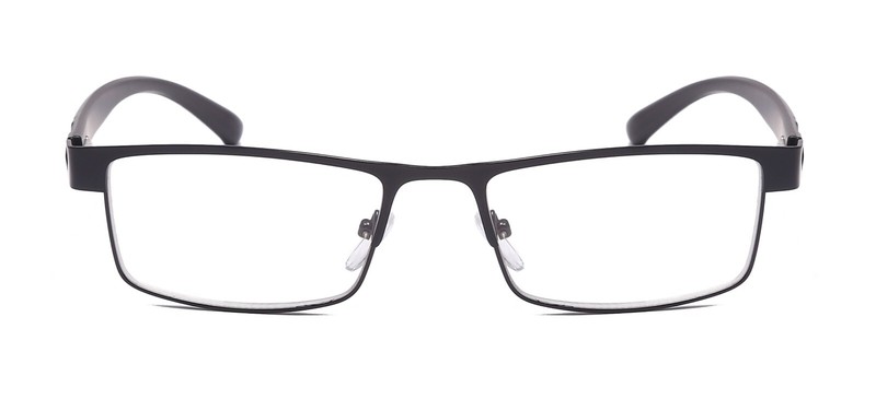 4 PK Mens Rectangular Blue Light Blocking Reading Glasses Spring Hinge Readers gallery