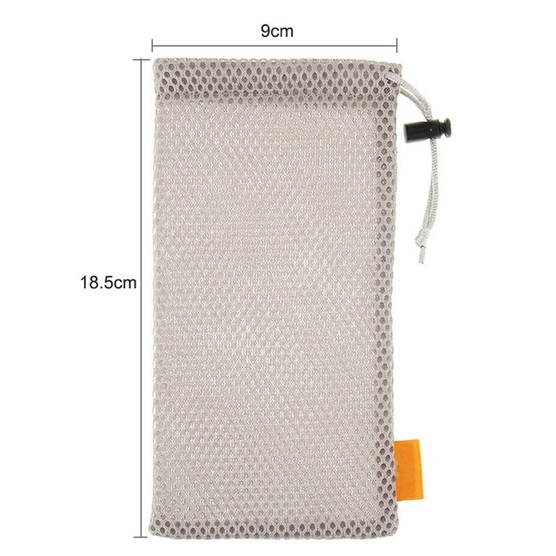 5-Pack Nylon Mesh Drawstring Storage Pouch Bag - 3.5 x 7.3 Inch for Cell Phon... gallery
