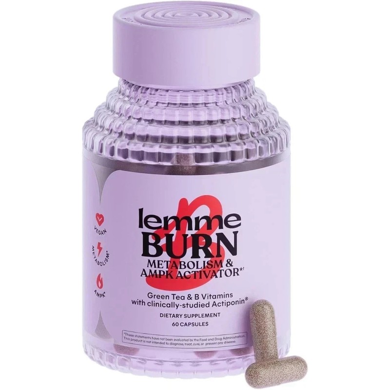 Lemme Burn Metabolism and Fat-Burning Capsules For Adult – 60ct Premium