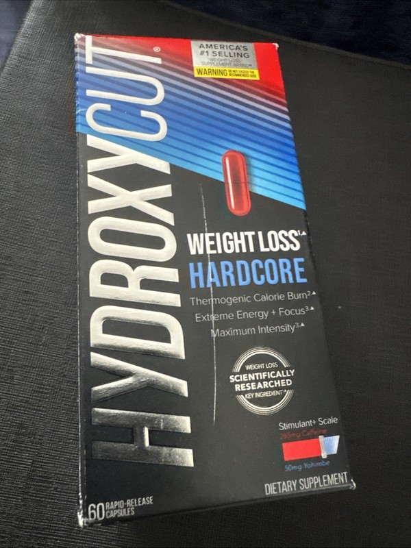 Hydroxycut Hardcore Weight Loss and Energy Supplement 60 Count Exp. 08/28