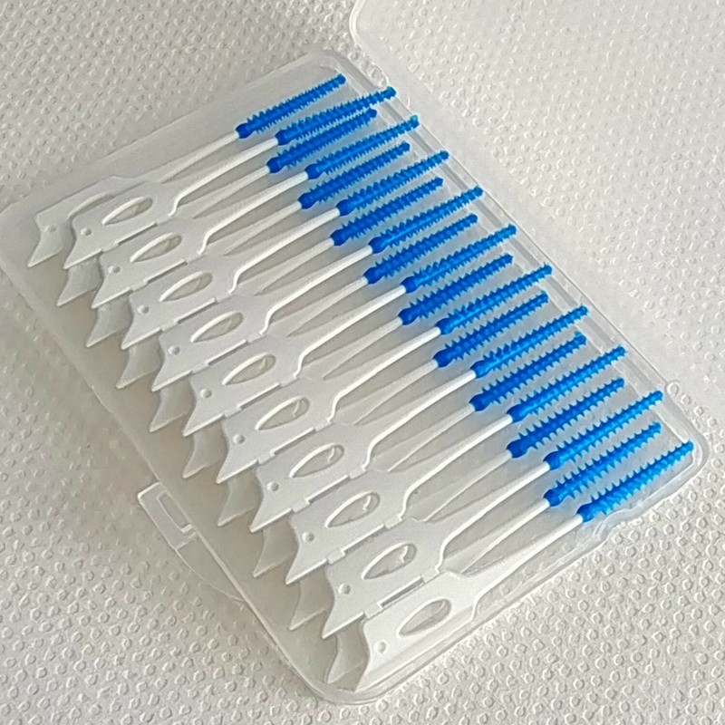 20Pcs Silicone Interdental Brushes Super Soft Dental Cleaning Brush Teeth Care