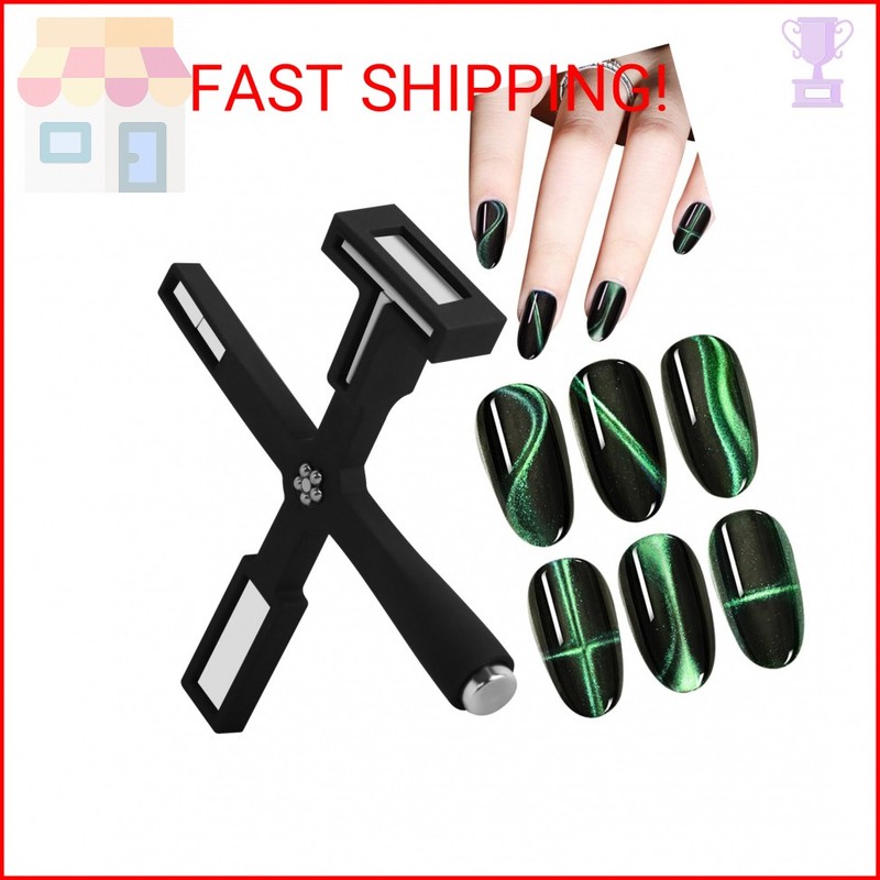 Vnjaoi 5 in 1 Nail Magnet Tool, Strong Nail Magnet Pens with Silicone Protective