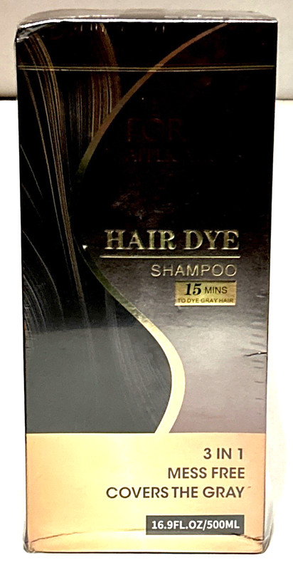 Chestnut Brown 3 in 1 Hair Dye Shampoo 15 Minutes To Dye Gray