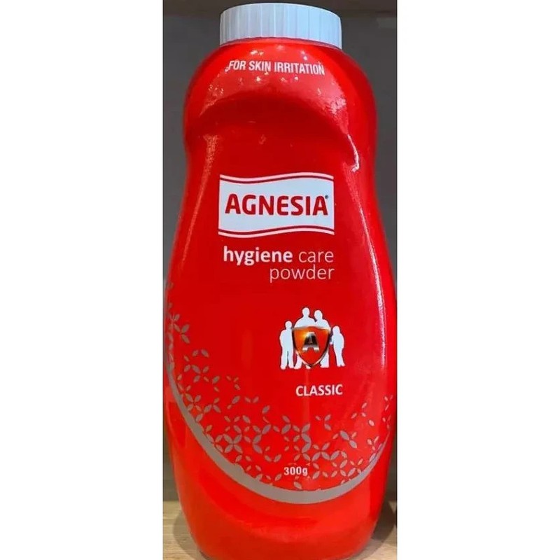 AGNESIA ANTIBACTERIAL POWDER 100G X 4 BOTTLES FOR PRICKLY HEAT HEAT RASH 300G