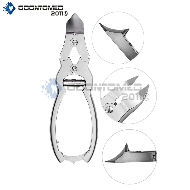 ODM Mycotic Toenail Nippers 6″, Double Action
