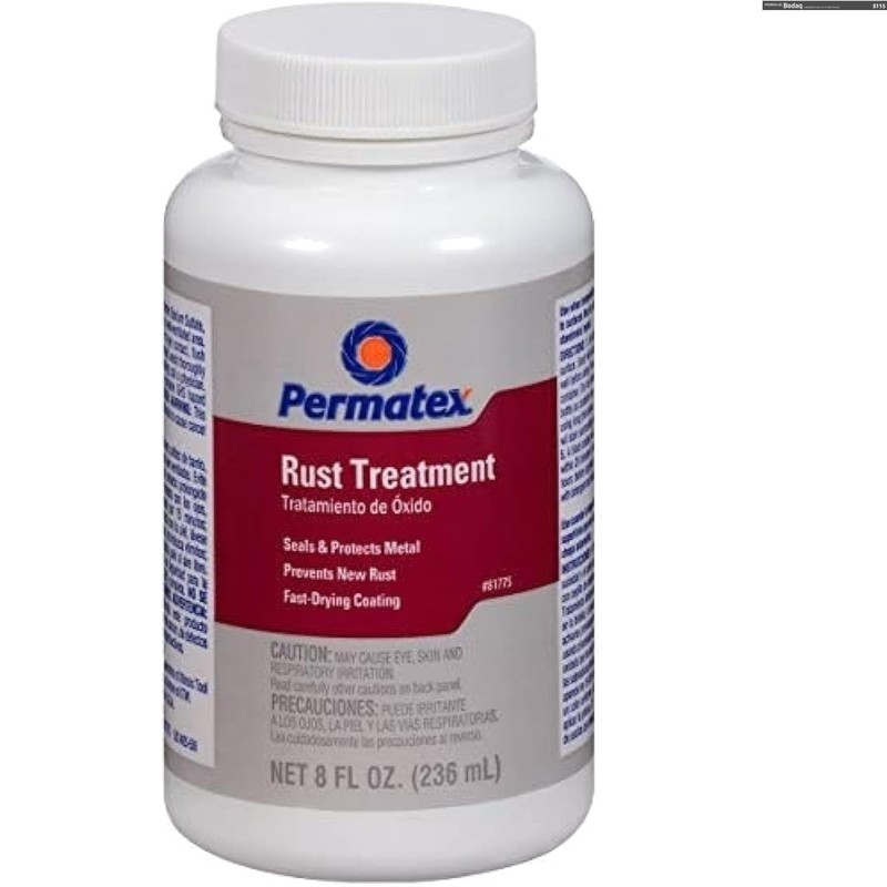 Permatex 81775 Rust Treatment, 8 oz – Instant Rust Removal for Automotive Use