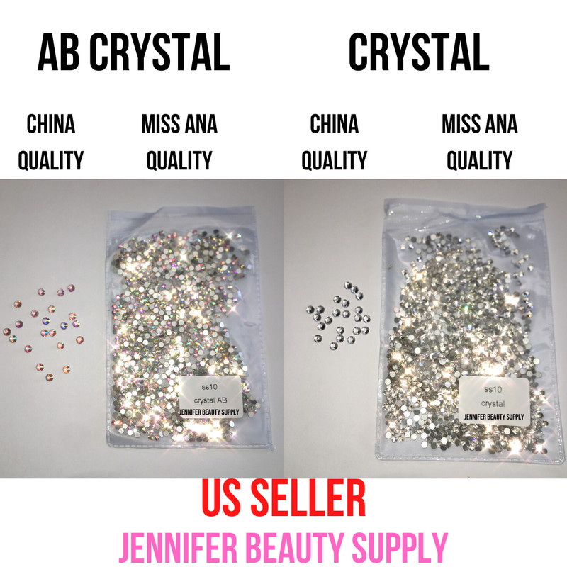 1440pcs Crystal Nail Art Rhinestones FlatBack Glitter Diamond 3D Tips Decoration gallery