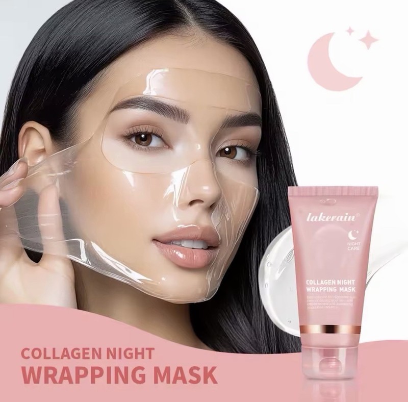 Collagen Overnight Wrapping Mask KOREAN GLASS SKIN ROUTINE elasticity hydration