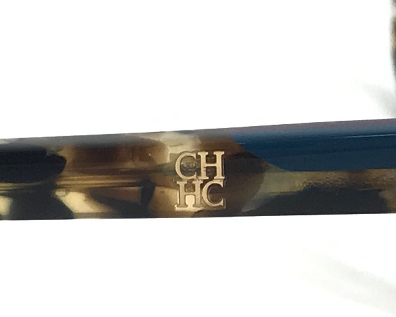 Carolina Herrera Eyeglasses Frames VHE820K COL.096X Tortoise Blue 51-16-135 gallery