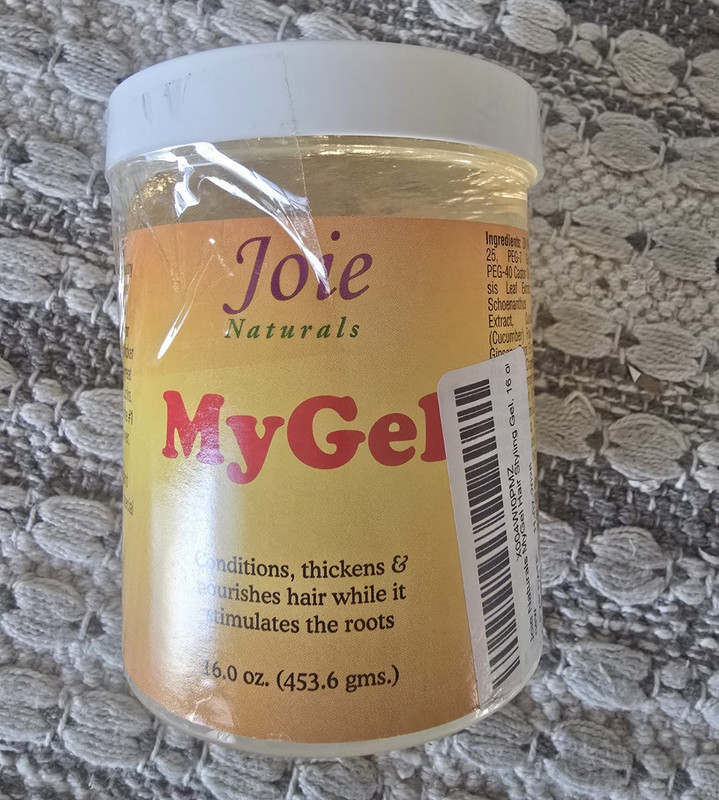Joie Naturals MyGel Thickening Hair Gel, Clear, Cucumber & Ginseng, 16 oz