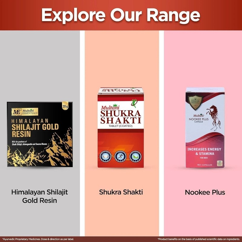 Multani Sheelajit Gold For Youthful Living 10 Capsule gallery