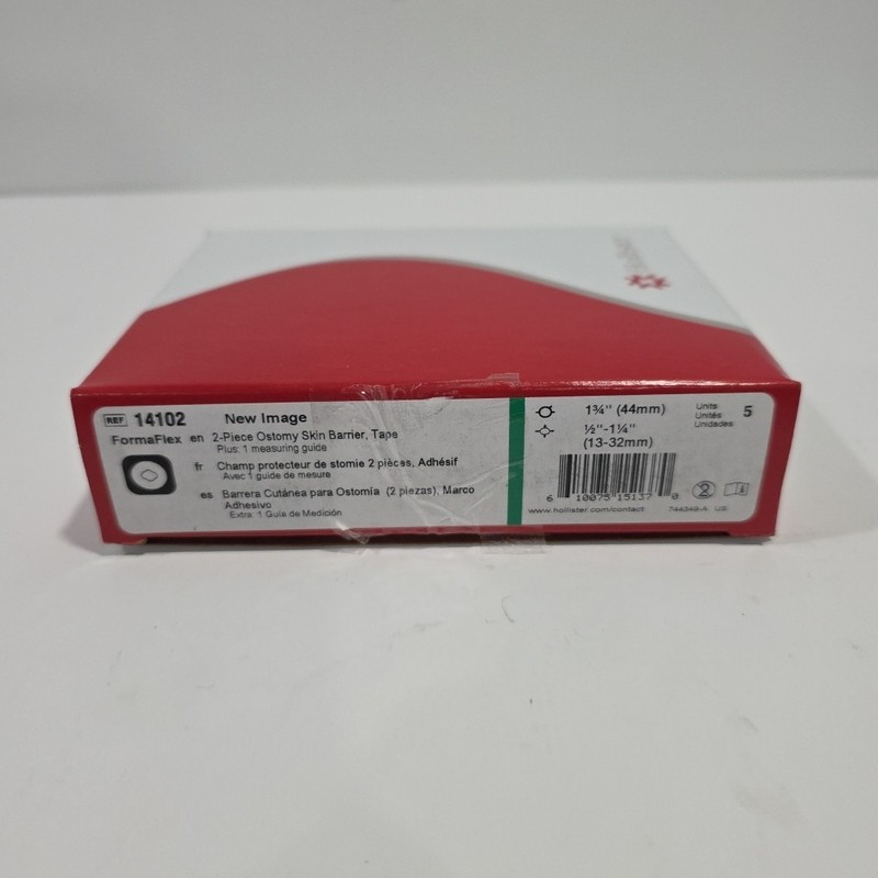 New Image Skin Barrier 1-3/4″ Flange Expires 05/27 Box Of 5 Units 14102
