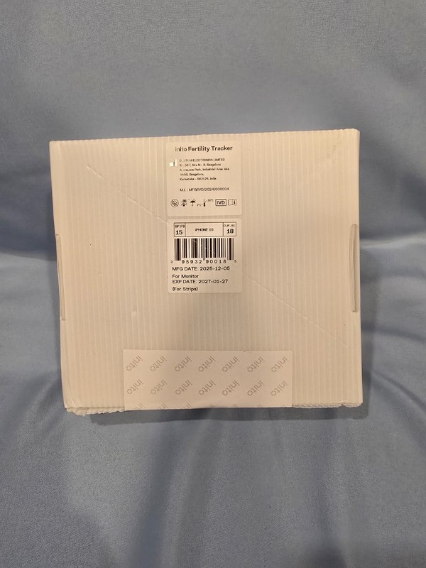 Inito Fertility Monitor iPhone 15 SEALED 15 Strips EXP 01/2027 NEW FACTORY SEAL