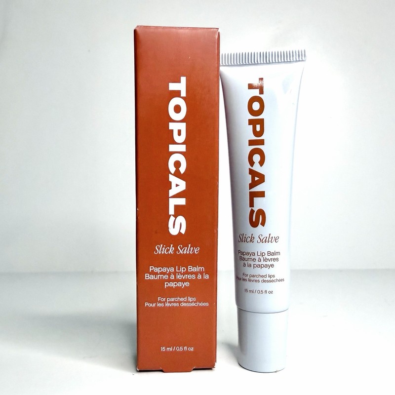 Topicals Slick Salve Lip Balm PAPAYA – Full Size Boxed