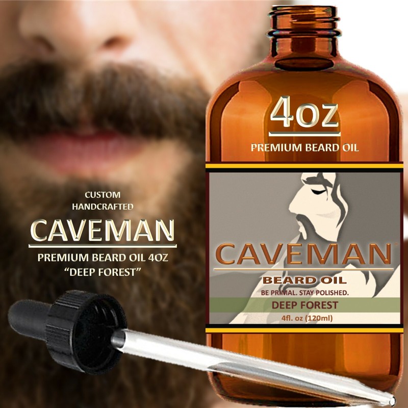 4oz Caveman™ Beard Taming Men Mustache Barber Grooming Style Growth Oil 14 Scent gallery