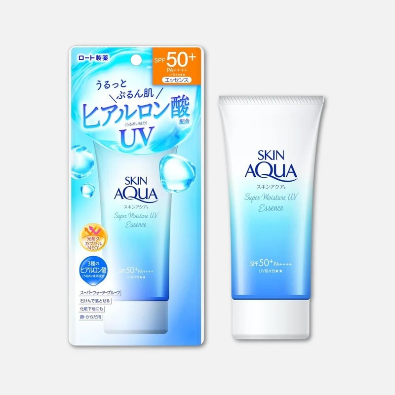 [US seller] SKIN AQUA Super Moisture Essence 80g UV Sunscreen SPF50+ PA++++