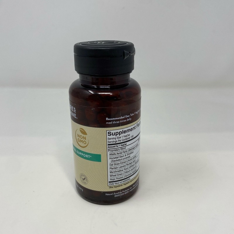Nature's Sunshine Herbal CA 100 Vegcaps Amber/Black Bottle gallery