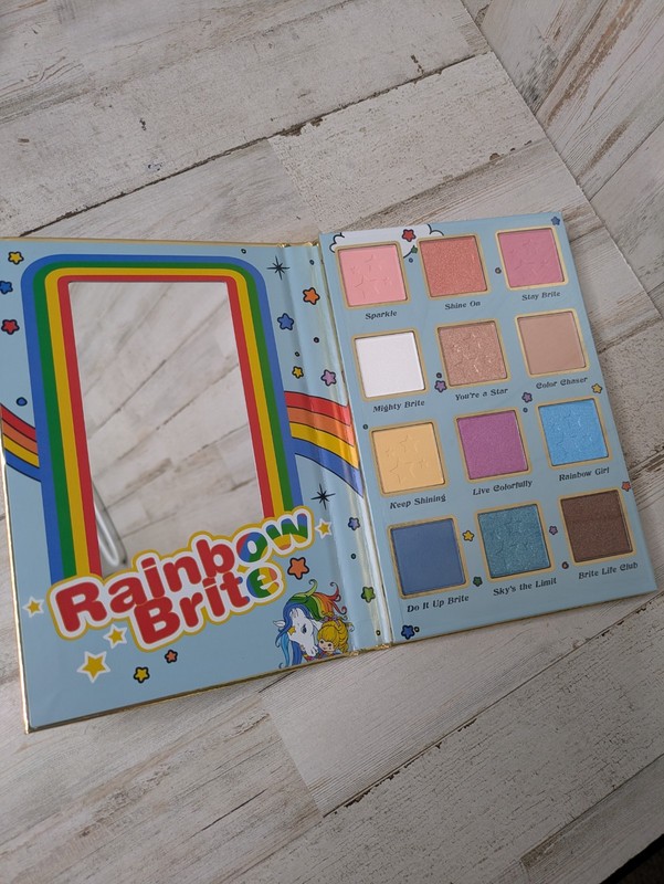 New Rainbow Brite Eyeshadow Palette 12 Shadows Matte and Shimmer Set gallery