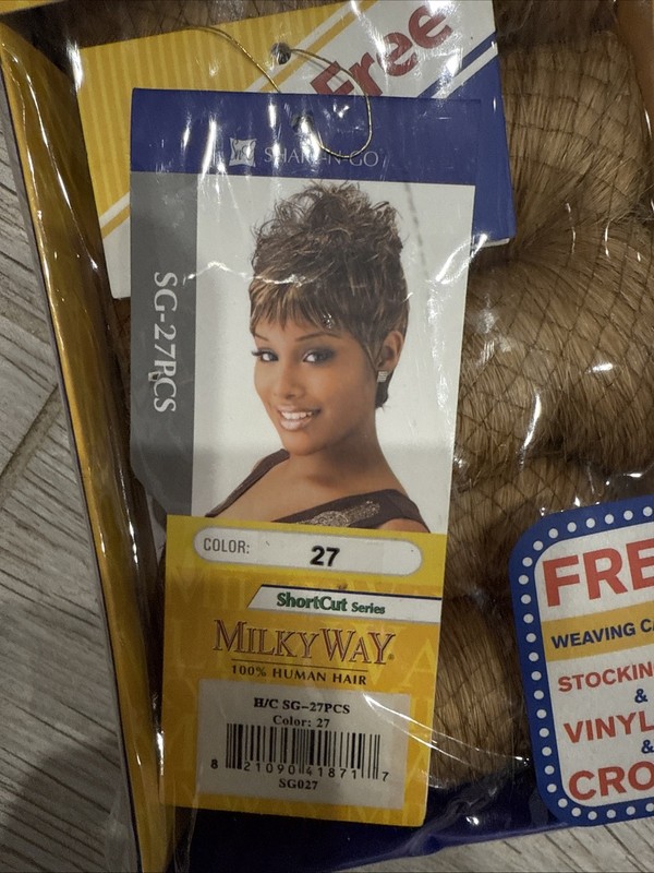 BRAND NEW Milky Way 27 PCS OF Color 27 100% HUMAN HAIR SHORTCUT SERIES gallery