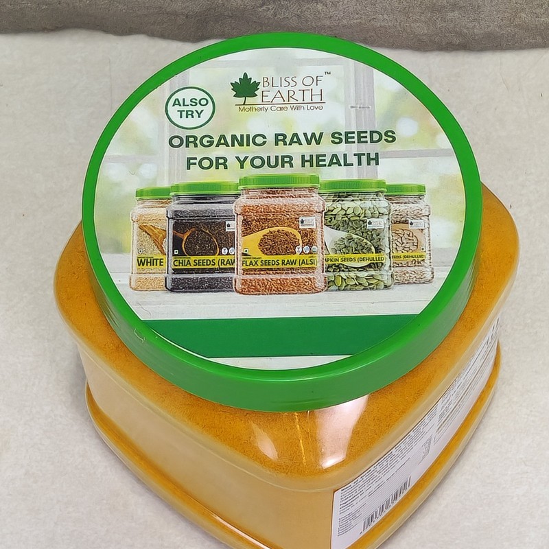 Bliss of Earth High Curcumin Certified Organic Lakadong Turmeric Powder 500GM gallery