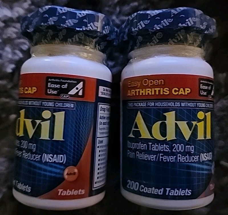 Advil Ibuprofen Pain Reliever/Fever Reducer 200mg Coated Tablets – 2PK 🔥🔥
