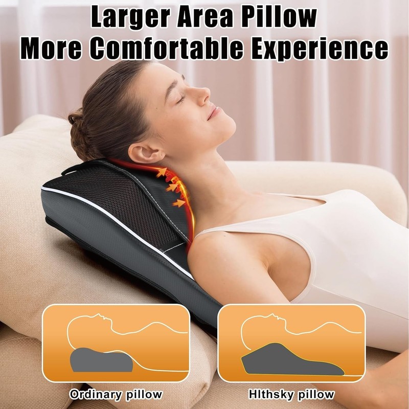Shiatsu Neck and Back Massager with Heat,Neck Massager for Pain Relief deep T... gallery