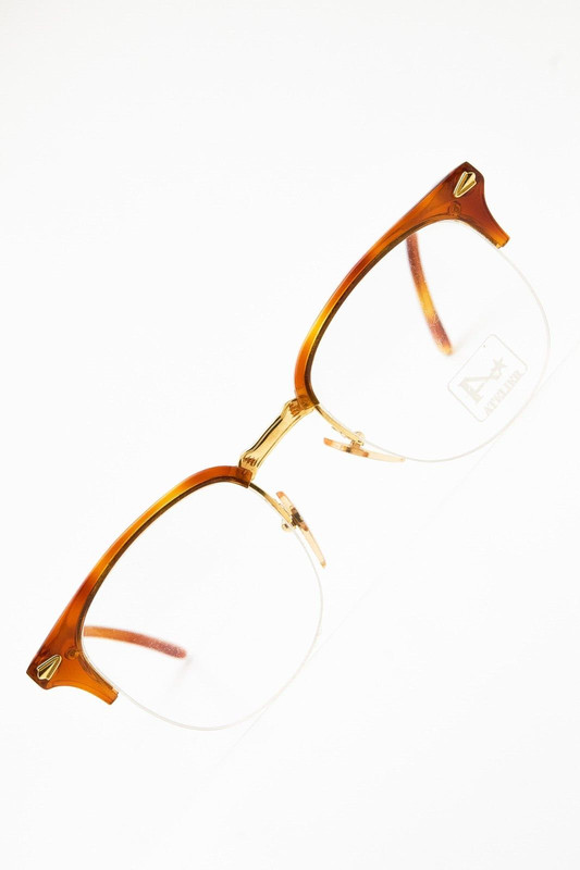 ATELIER 59 turtle gold frame glasses vintage 80s👓unisex