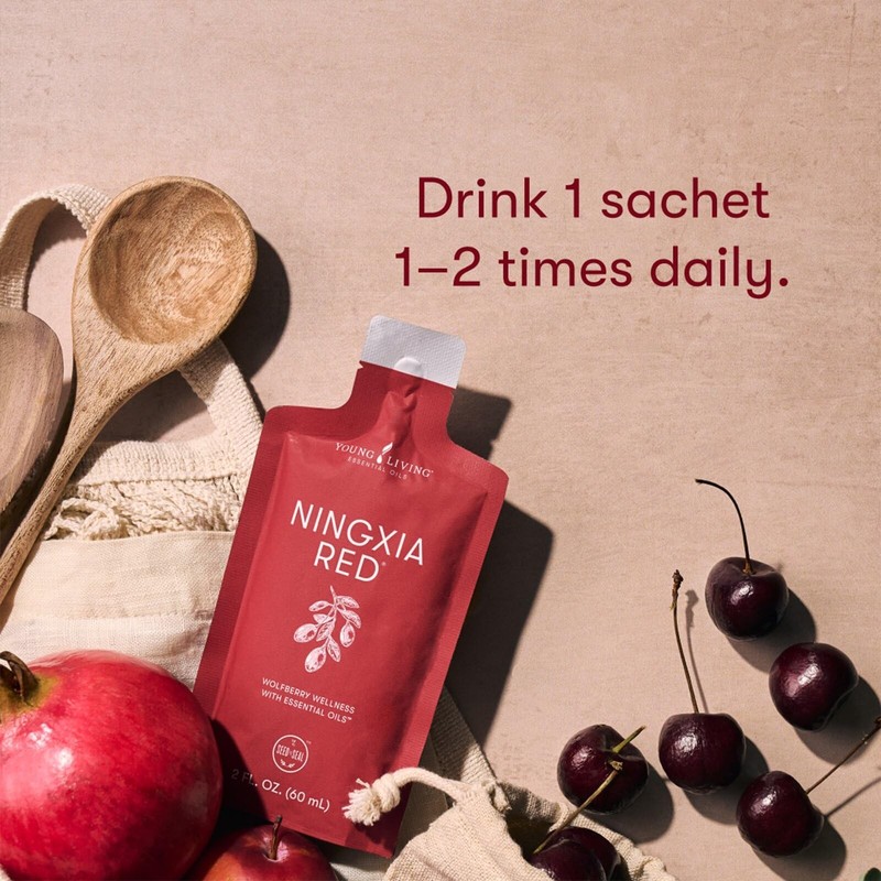 Young Living Ningxia Red Antioxidant Drink 2 Fl Oz Superfruit Wolfberry gallery