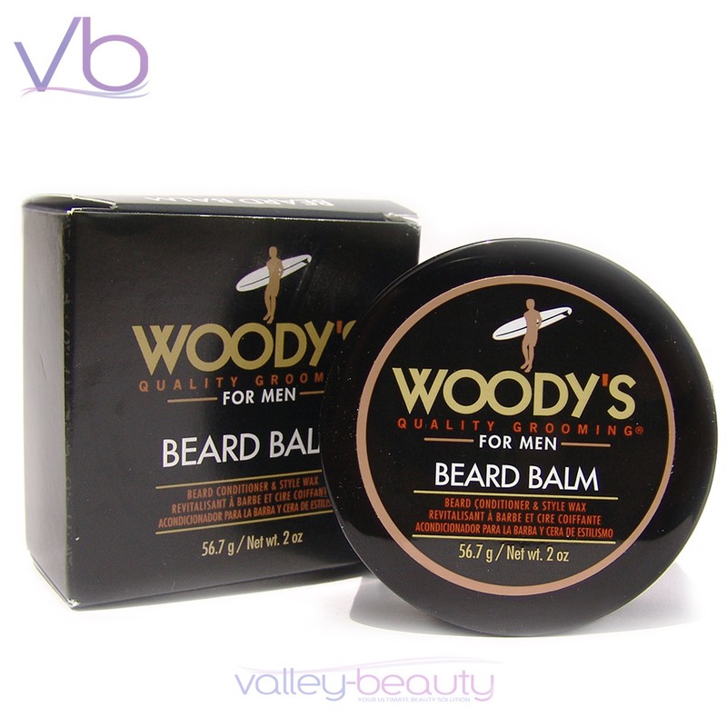 WOODY’S Quality Grooming For Men Beard Balm 2oz – Conditioner & Style Wax