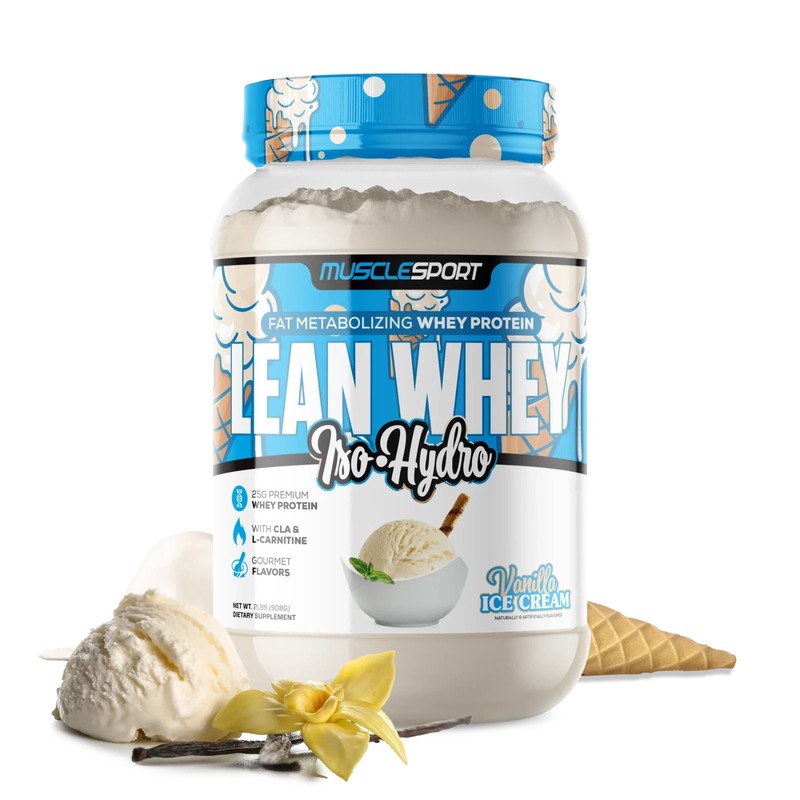 Musclesport Lean Whey Revolution Protein Powder - Whey Protein Isolate - (2lbs) gallery