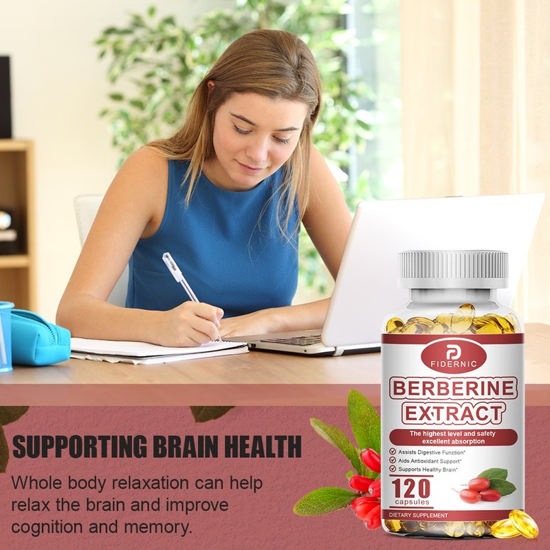 120 Premium Berberine HCL High Potency Anti-inflammatory,Blood Sugar Support gallery