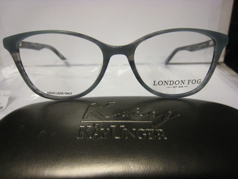 NEW London Fog BROOKE BLUE 51- 16-135 mm Eyeglass Frame & Generic Case