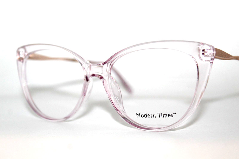 NEW MODERN TIMES DEARLY LILAC CRYSTAL AUTHENTIC EYEGLASSES FRAMES 56-16-145MM gallery