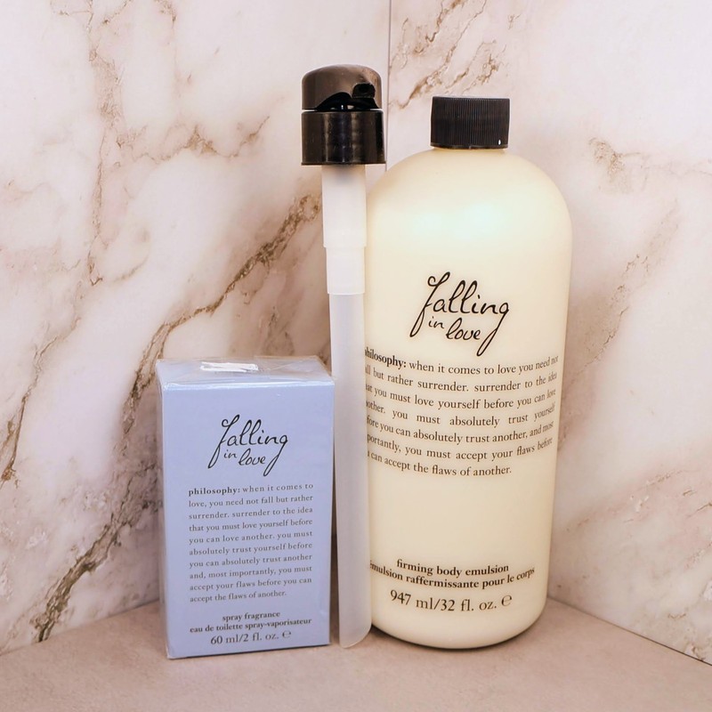 *BUNDLE*Philosophy Falling In Love Eau De Toilette Spray & Firming Body Emulsion