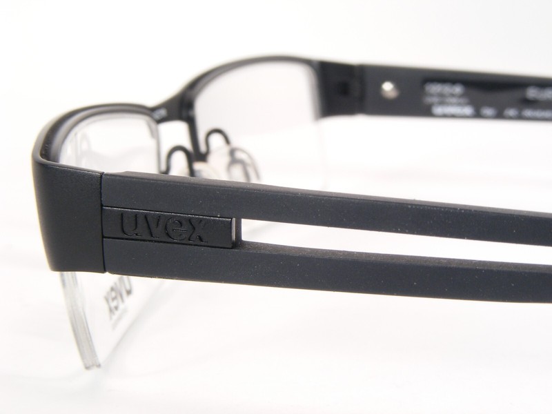 UVEX by Rodenstock U 7006 A MATTE BLACK /ORANGE UNIQUE RARE EYEGLASSES 52-18-140 gallery