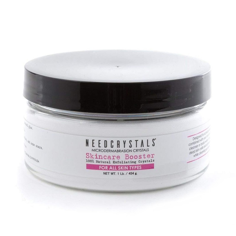 NeedCrystals Microdermabrasion Crystals 1 lb. / 454 g. DIY Natural Face Scrub