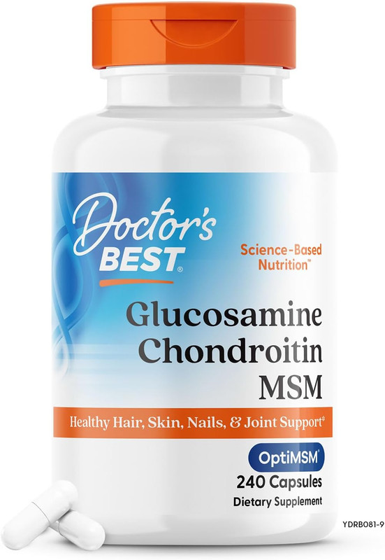 Glucosamine Chondroitin Msm with Optimsm Capsules, Supports Healthy Joint Struct