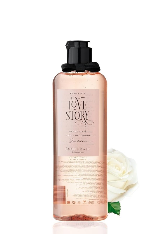 Kimirica Love Story Bubble Bath Bottle, 100% Vegan and Paraben Free -290 ml