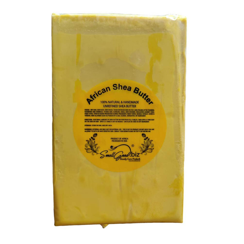 Yellow Color Raw Unrefined Ghana Africa Pure 5 Pounds, Yellow, Shea Butter, 80 O gallery