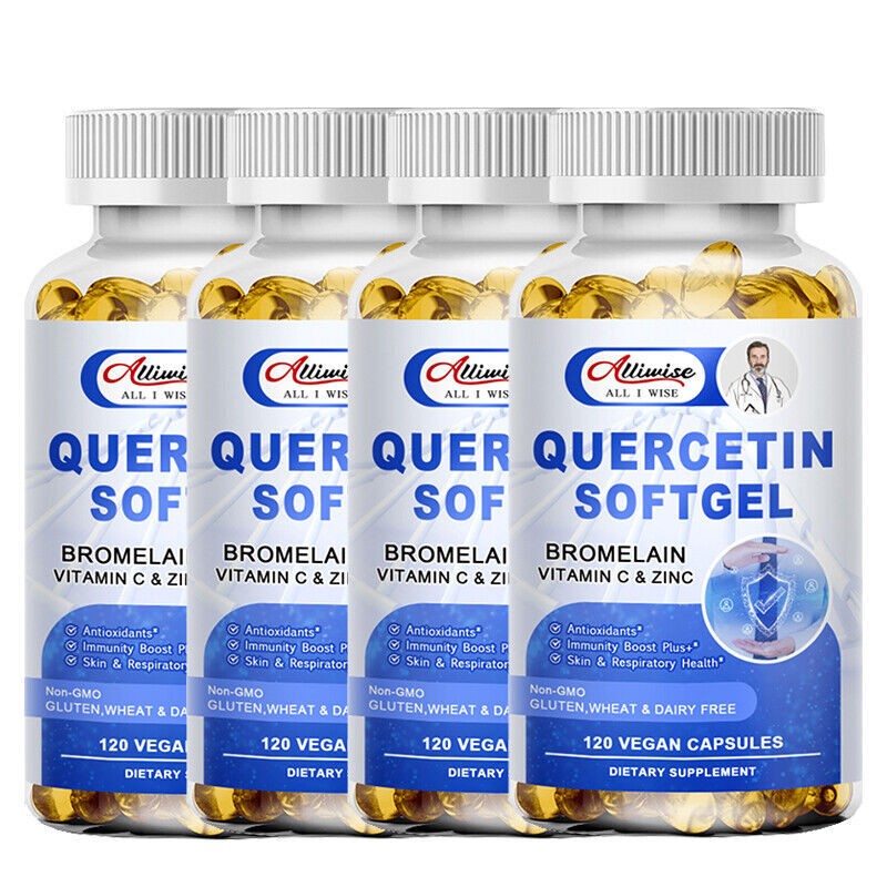 Quercetin 1000MG with Bromelain & Zinc - Natural Immune Support Supplement gallery