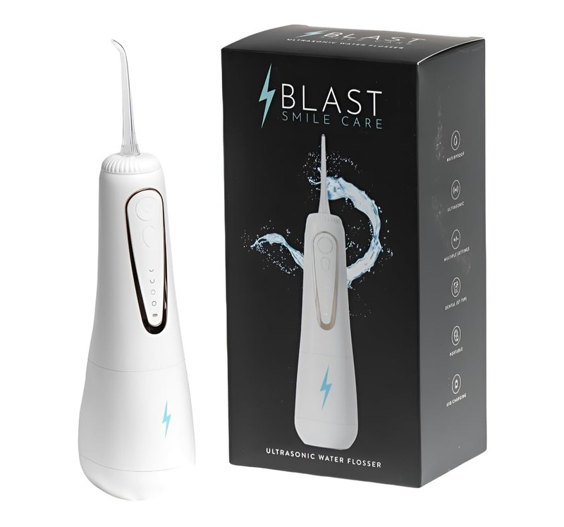Cordless Water Flosser 360° Rotating Tip Oral Irrigator Dental Flosser Portable