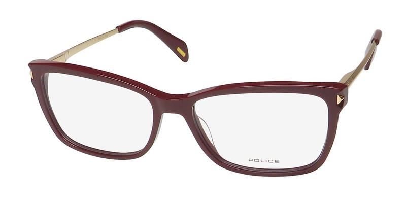 NEW POLICE VPLA87 STAGEDIVE 5 GLASSES WOMENS 0AR3 53-15-140 RED FULL-RIM PLASTIC