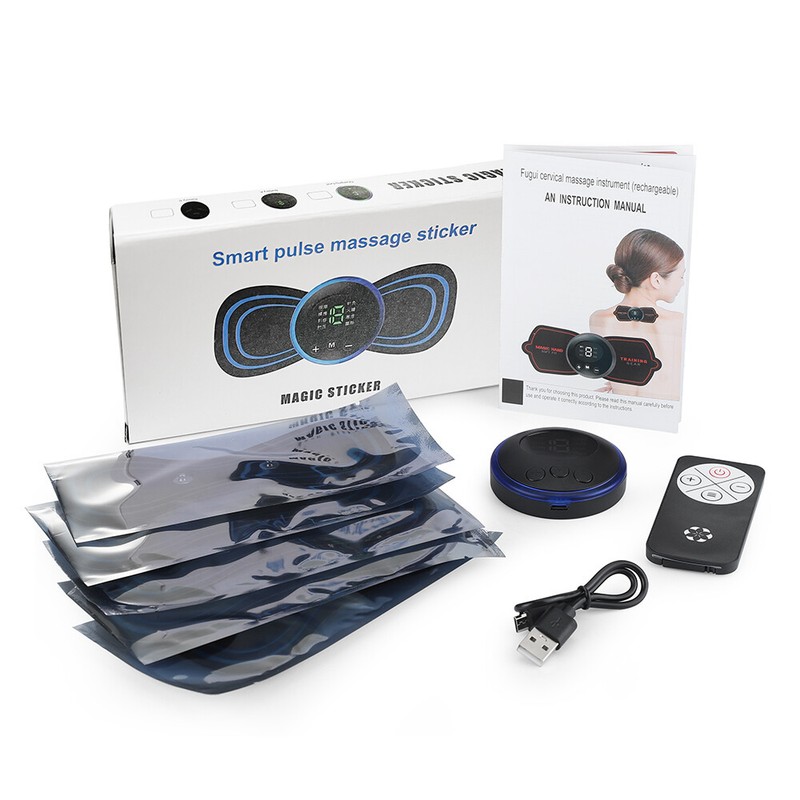 5 X Portable Mini Electric Neck Back Massager Cervical Massage Remote Control gallery
