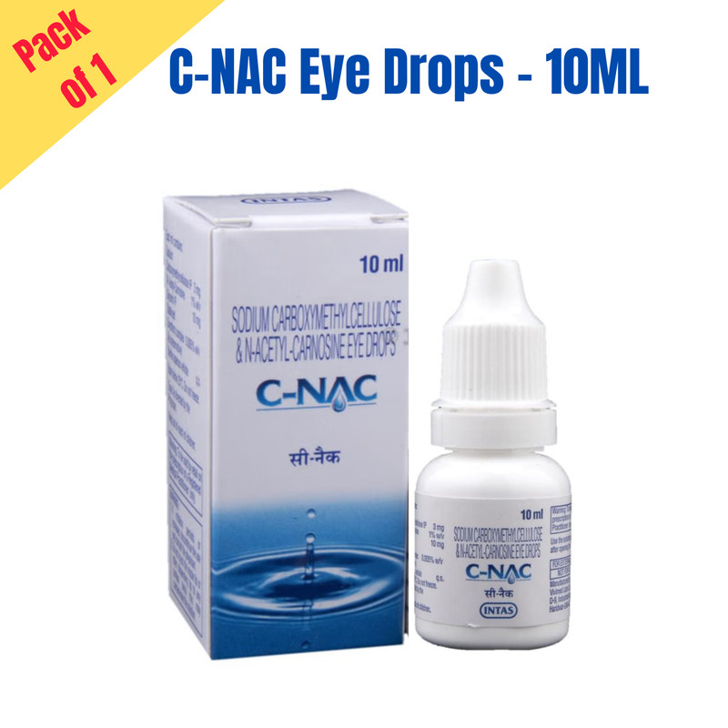 C Nac Eye Drop N-Acetyl Carnosine (C-Nac Eye Drops) – 10 ml (Long Exp. 2026)