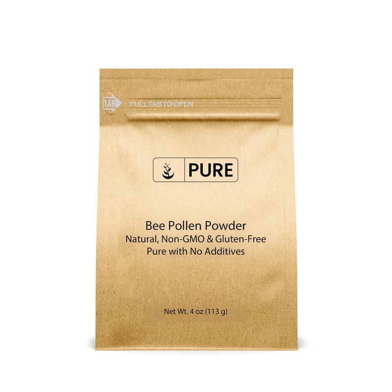 Bee Pollen, 4 oz, No Fillers, Undiluted Pure Supplement