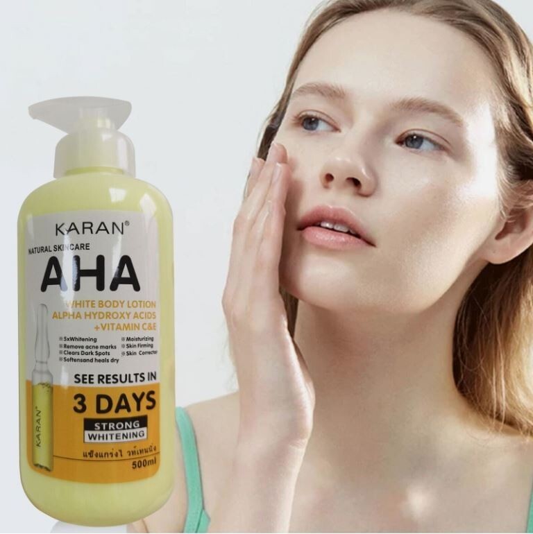 AHA Body Whitening Lotion for Radiant, Smooth & Flower-Soft Skin Glow.. gallery