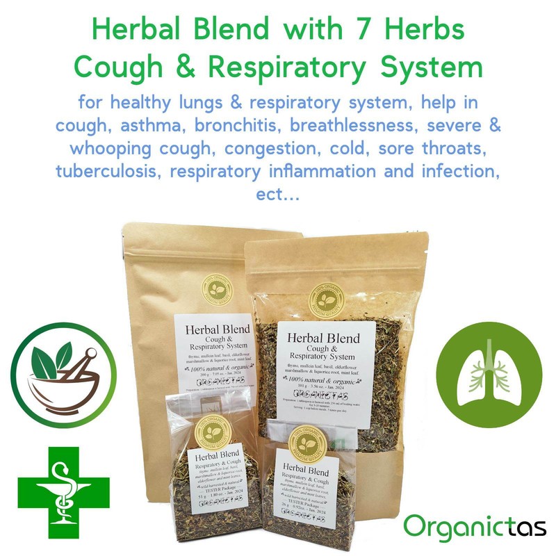 Herbal Remedy Blend Respiratory, Healthy Lungs, Cough, Bronchitis, Asthma, ect.. gallery